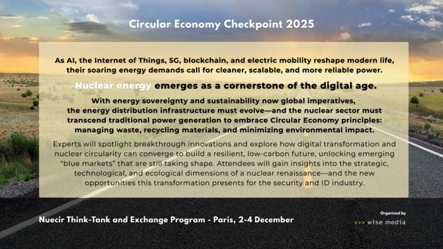 Lee más sobre el artículo Nuecir en Trustech París, del 2 al 4 de diciembre de 2025 La sociedad digital se encuentra con la energía nuclear  